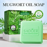 Sadoer Essential Oil Soap Organic Mugwort Conserve Fragrant Soap - 100g