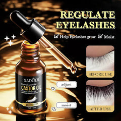 Sadoer Eyelash Growth Castor Oil - 15ml Sadoer