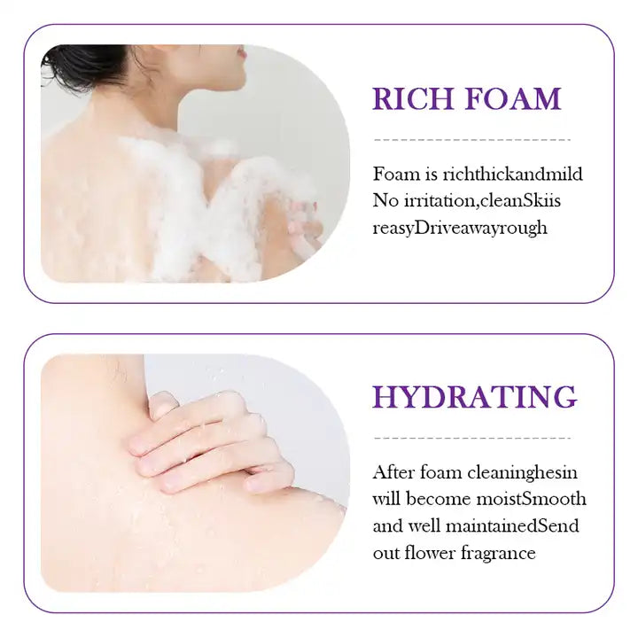 Sadoer Fragrance Luxury Series Lavender Silky Fresh Body Wash - 500ml Sadoer