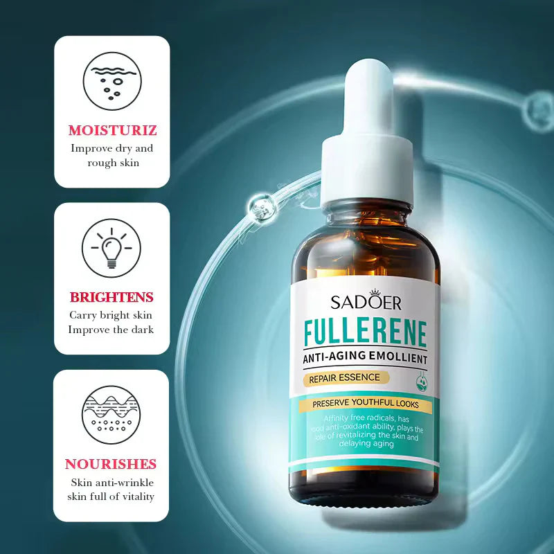 Sadoer Fullerene Anti Aging Rejuvenate Repair Essence Serum -  30ml Sadoer