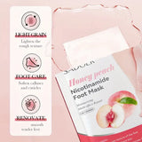 Sadoer Honey Peach Nicotinamide Moisturizing Foot Mask