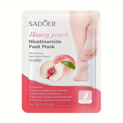 Sadoer Honey Peach Nicotinamide Moisturizing Foot Mask Sadoer