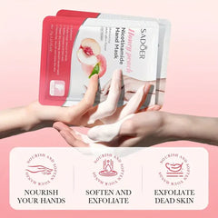 Sadoer Honey Peach Nicotinamide Moisturizing Hand Mask Sadoer