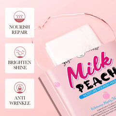 Sadoer Hydrating and Moisturising Hydro Boost Milk Peach Sheet Mask - 30g Sadoer