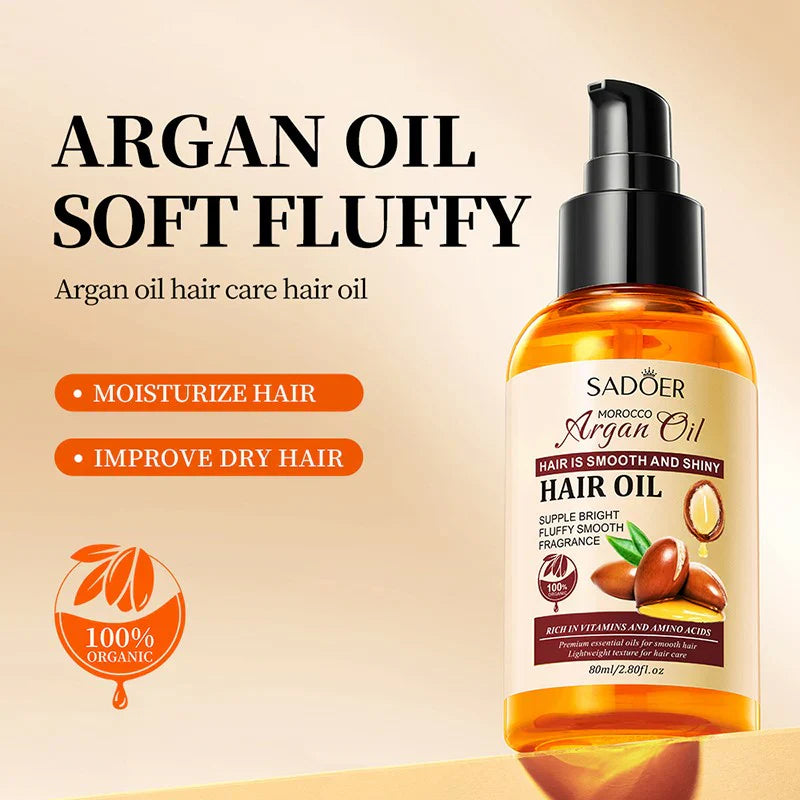 Sadoer Morocco Argan Oil Hair Care Hair Oil - 80ml Sadoer