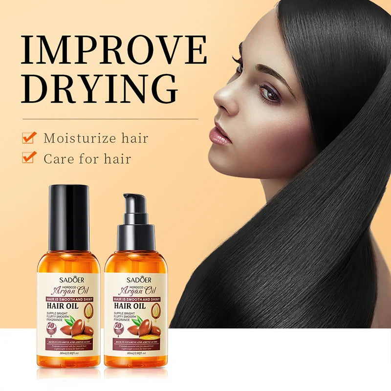 Sadoer Morocco Argan Oil Hair Care Hair Oil - 80ml Sadoer