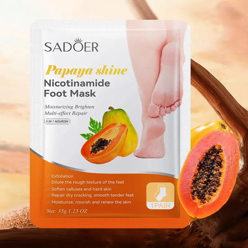 Sadoer Papaya Nicotinamide Moisturizing Foot Mask 35g Sadoer