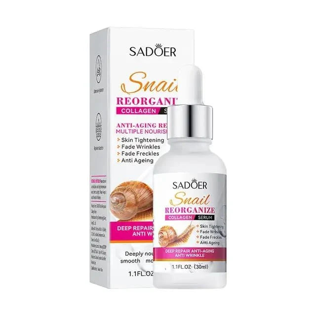 Sadoer Snail Reorganize Collagen Face Serum  -30ml Sadoer