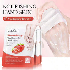 Sadoer Strawberry Nicotinamide Moisturizing Hand mask Sadoer