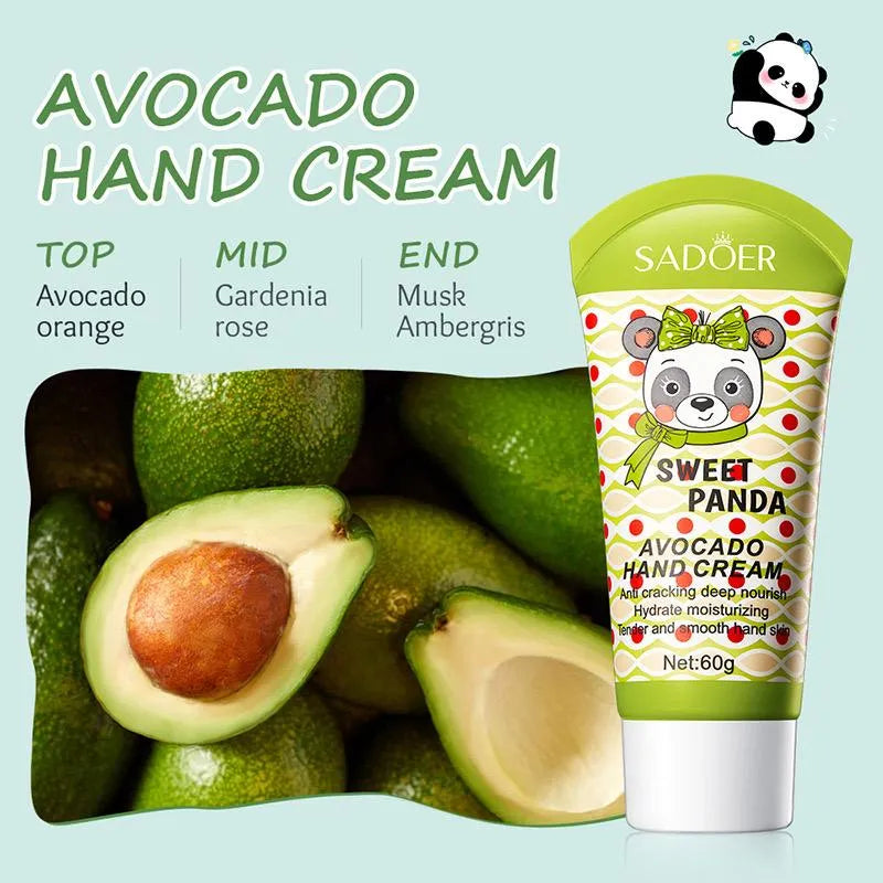 Sadoer Sweet Panda Avocado Hand Cream 60g Sadoer