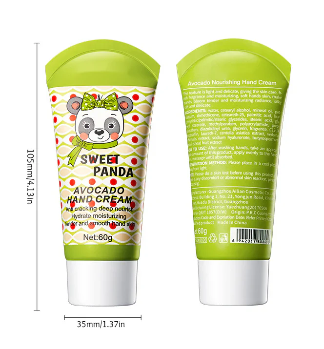 Sadoer Sweet Panda Avocado Hand Cream 60g Sadoer