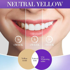 Sadoer V34 Remove Yellow Teeth stains Whitening Toothpaste Tablet - 30 tablets Sadoer