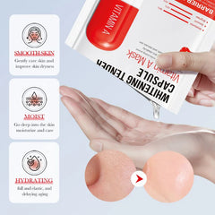 Sadoer Vitamin A Whitening Tender Capsule Facial Sheet Mask Sadoer