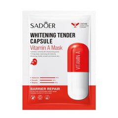 Sadoer Vitamin A Whitening Tender Capsule Facial Sheet Mask Sadoer