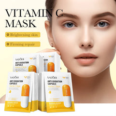 Sadoer Vitamin C Anti Oxidation Capsule Facial Sheet Mask Sadoer