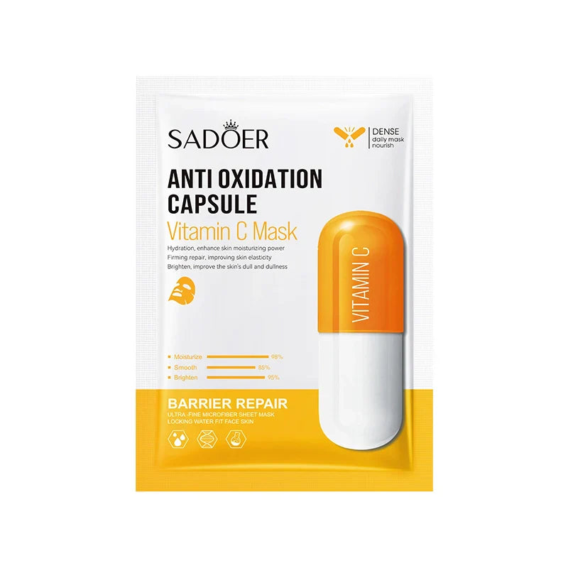 Sadoer Vitamin C Anti Oxidation Capsule Facial Sheet Mask Sadoer