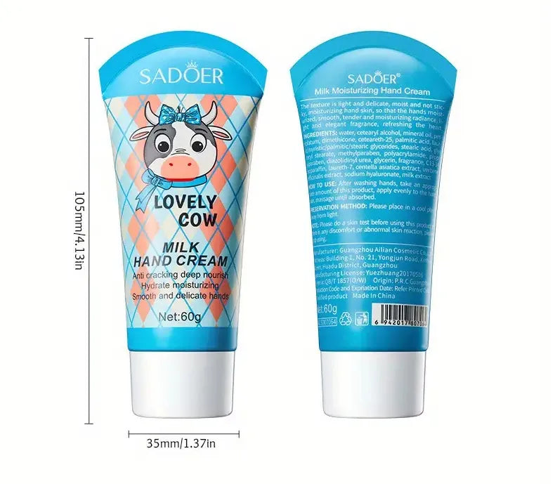 Sadoer Lovely Cow Milk Hand Cream 60g Sadoer