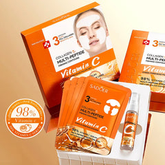 Sadoer Multi-Peptide Collagen Vitamin C Nourishing Skin Care Set Sadoer