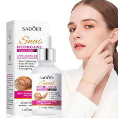 Sadoer Snail Reorganize Collagen Face Serum  -30ml Sadoer