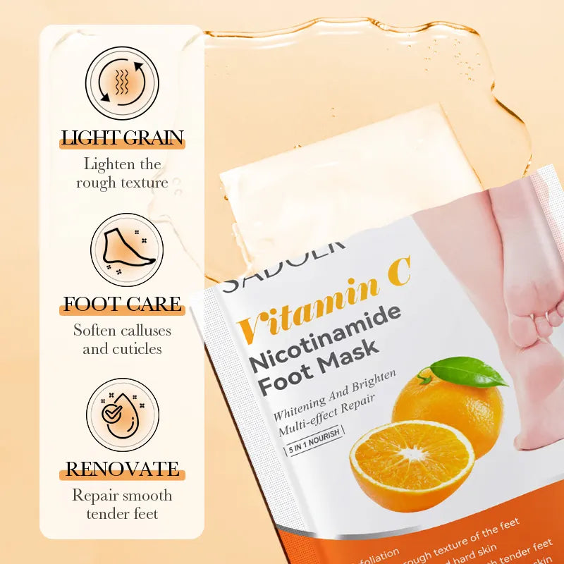 Sadoer Vitamin C Nicotinamide Moisturizing Foot Mask 35g Sadoer