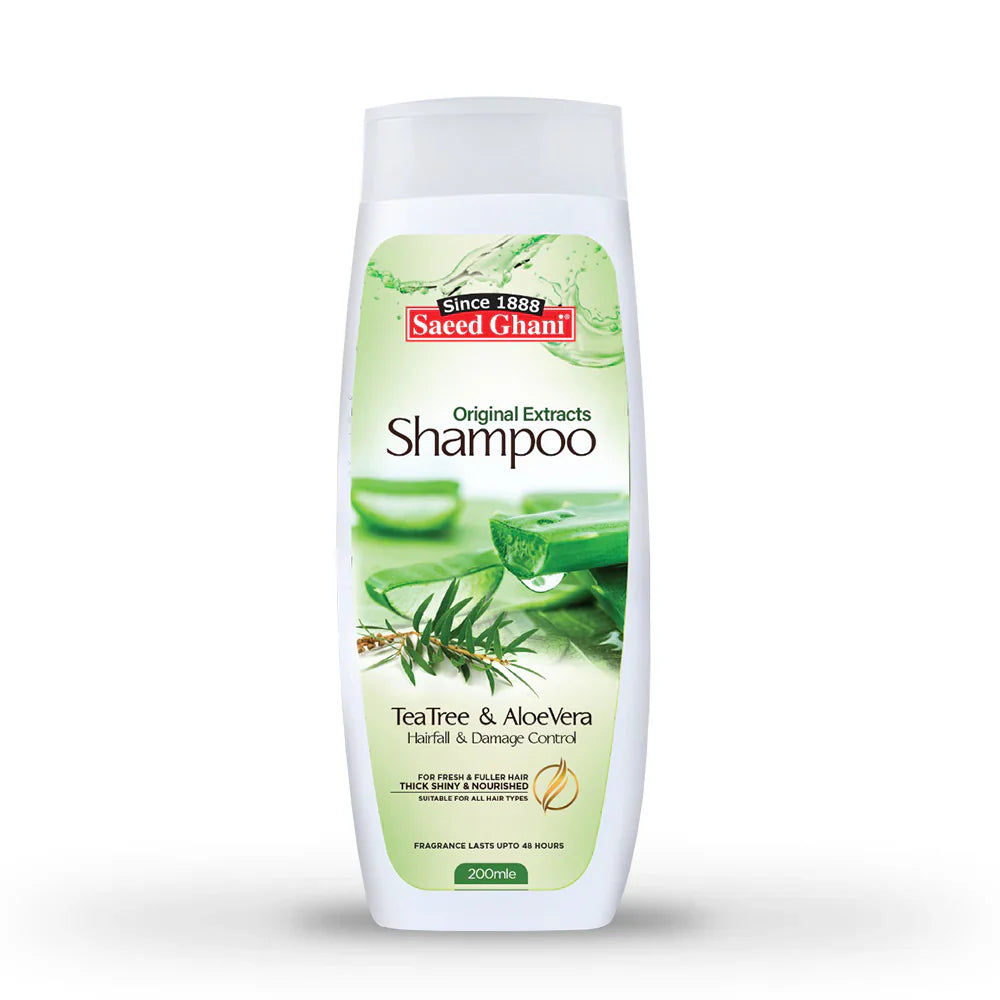 Saeed Ghani - Tea Tree & Aloe Vera Shampoo - 200ml Saeed Ghani