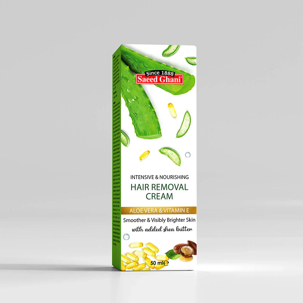 Saeed Ghani - Hair Removal Cream With Aloe Vera & Vitamin E -  50ml