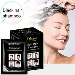 Disaar Black Hair Dye Shampoo Sachet – Pack of 10 Pcs DISAAR