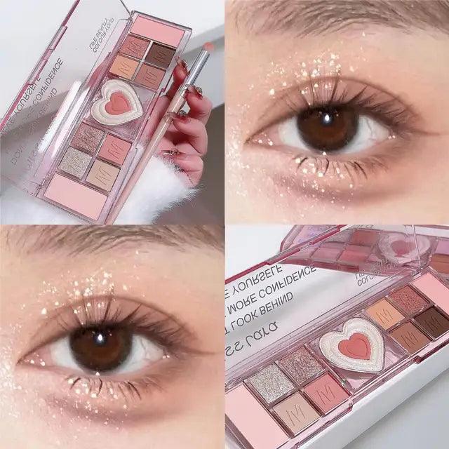 Miss Lara Eyeshadow Palette Shiny - 12 Colors Miss Lara