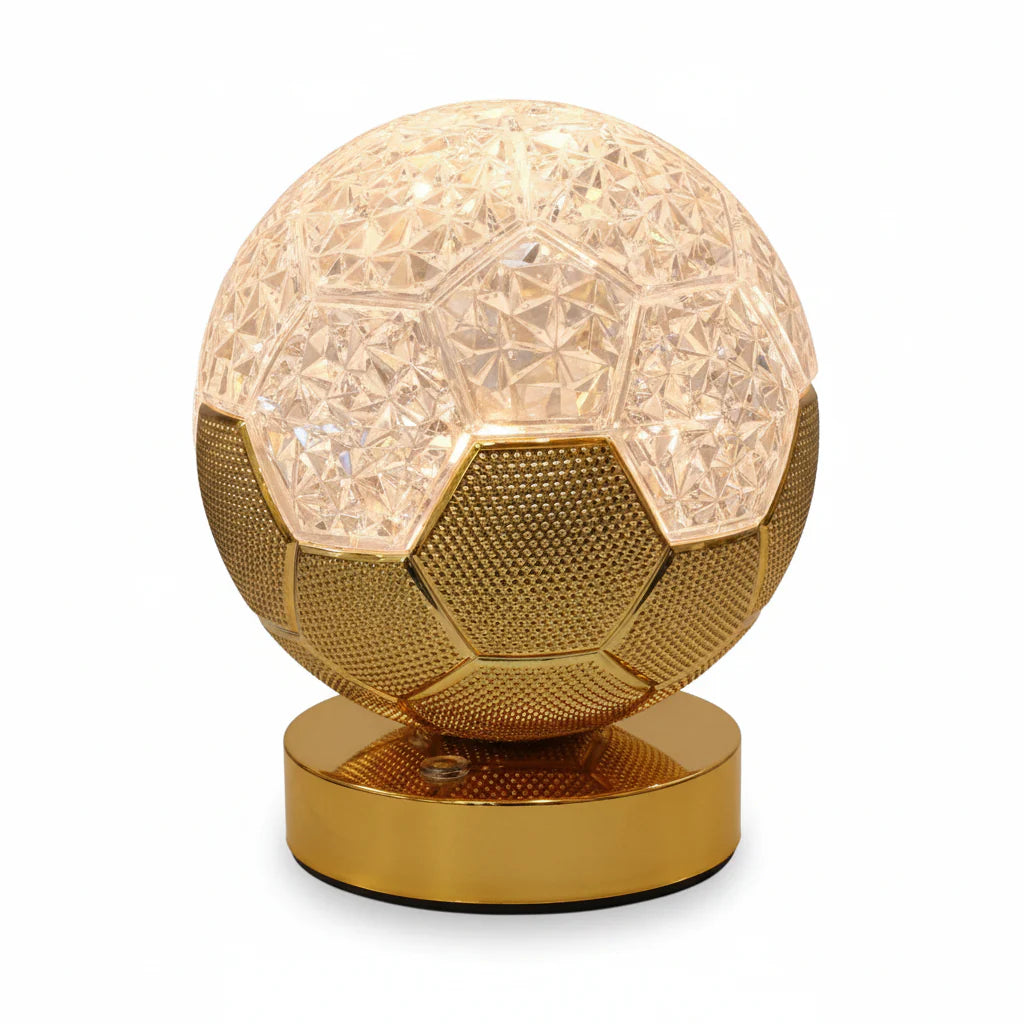 LED Crystal 3D Football Table Lamp Cosmia.pk