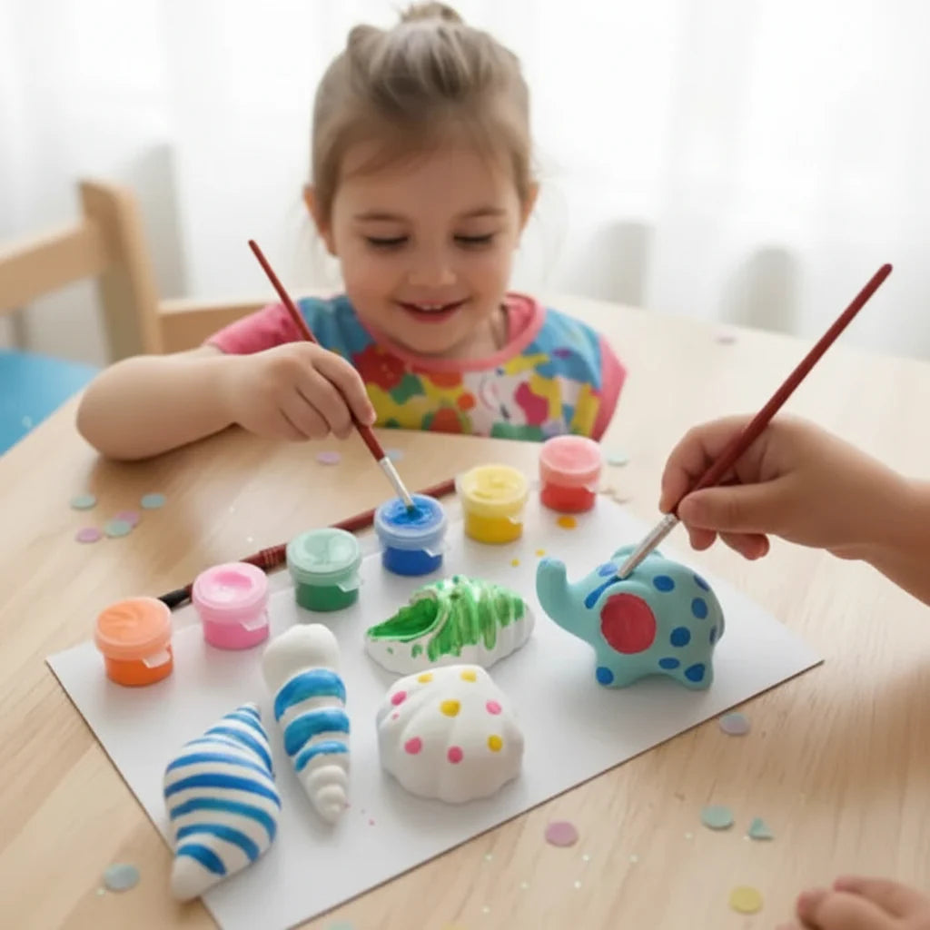 Kids Ceramic Coloring and Painting Activity Set Cosmia.pk