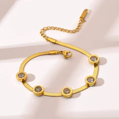Titanium Stainless Steel Bracelet Cosmia