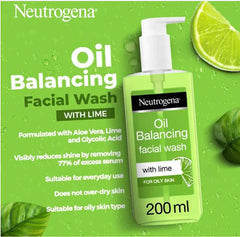 Neutrogena Oil Balancing Facial Wash - 200ml Neutrogena