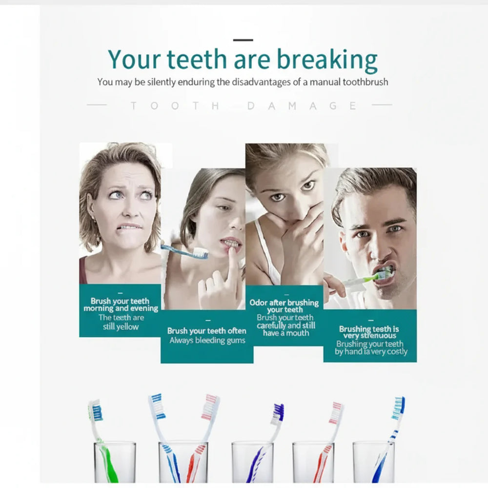 Sonic Electric Toothbrush for Adults IPX7 Waterproof Cosmia.pk