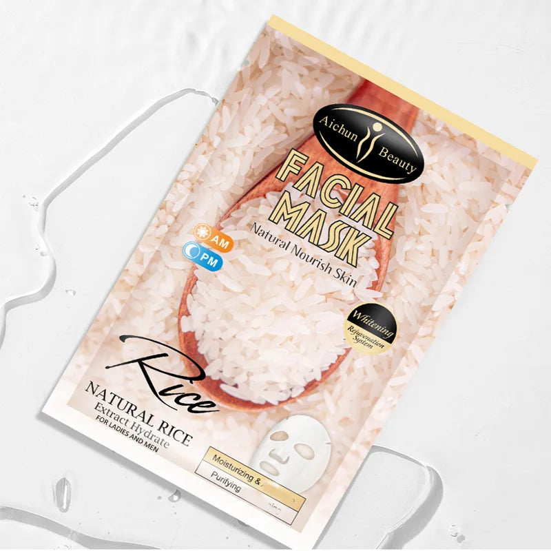 Aichun Beauty Rice Facial Skin Moisturizing Mask Aichun Beauty