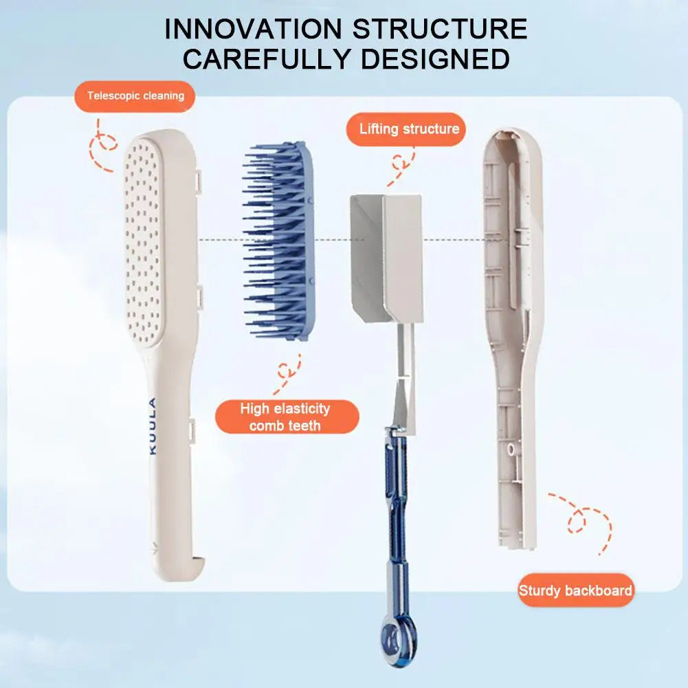 Self-Cleaning Anti-Static Massage Comb Cosmia.pk