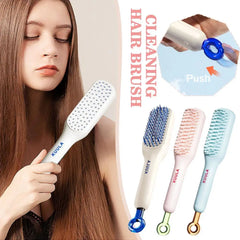 Self-Cleaning Anti-Static Massage Comb Cosmia.pk