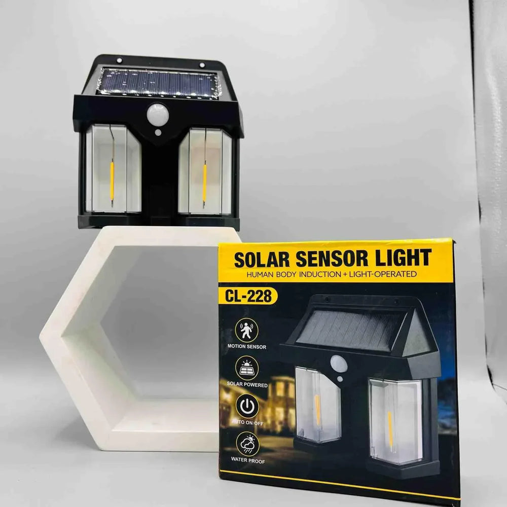 Solar LED Sensor LIGHT Cl 228 Human Body Induction Plus Light Operated Cosmia.pk