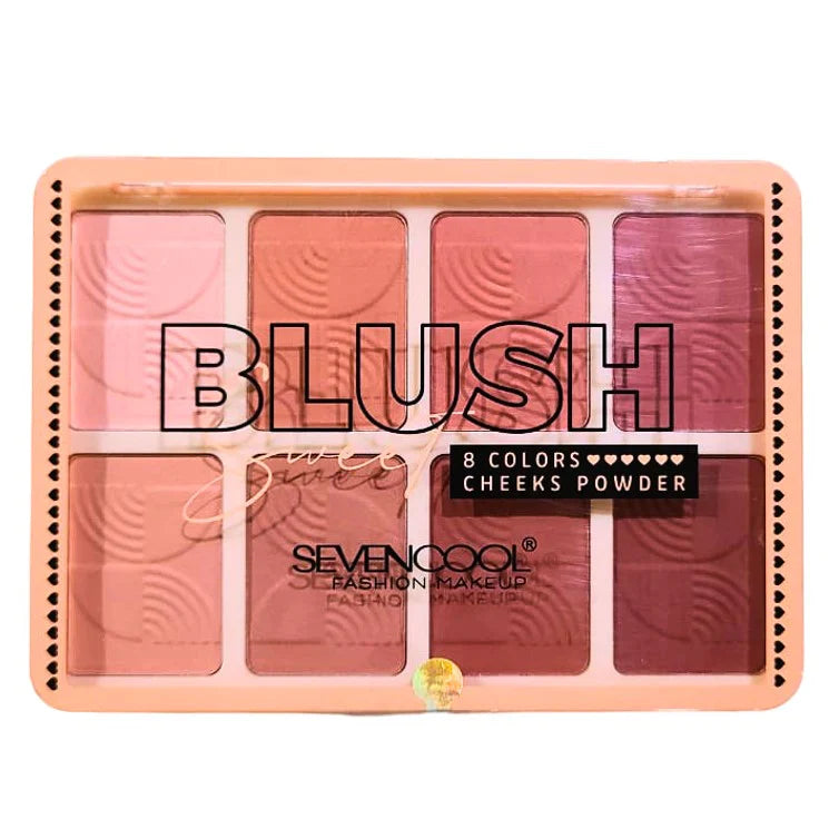 Seven Cool Matte Blush 8 Colors Seven Cool