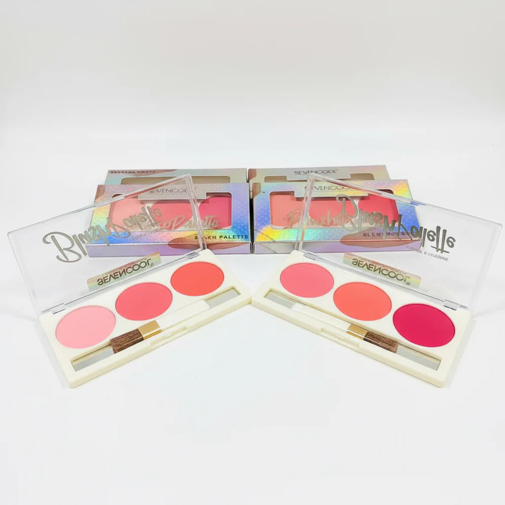 Seven Cool Blusher Palette - 3 Colors Seven Cool