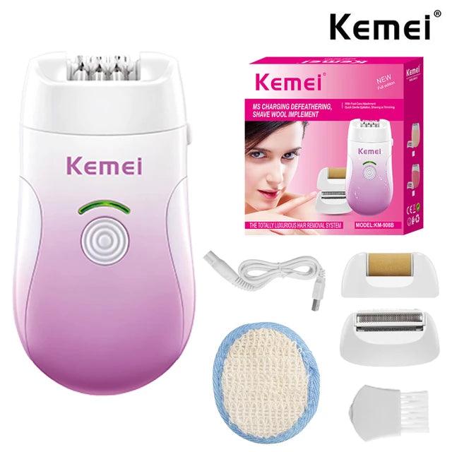 Kemei LCD Electric Tweezers Dry wet Use Portable Epilator Kemei