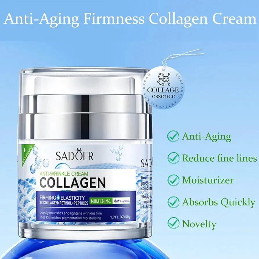 SADOER Collagen Anti-Wrinkle Cream - 50g Sadoer