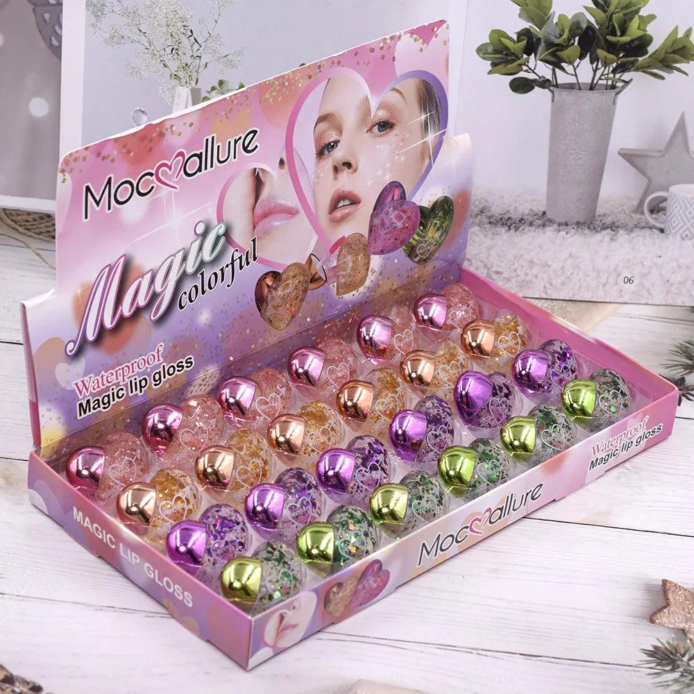 Mocallure Heart Shape Waterproof Magic Lip Gloss Mocallure