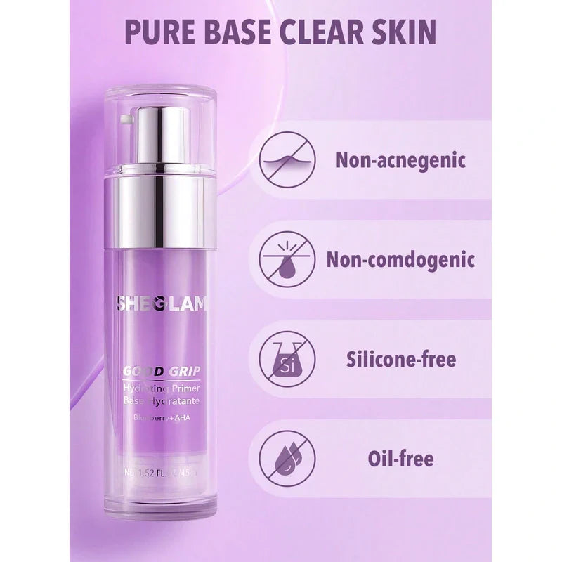 Sheglam Good Grip Hydrating Primer Blueberry + AHA - 45ml Sheglam