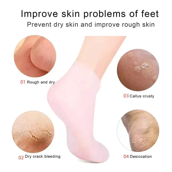 Silicon Moisturizing Gel Socks Cosmia.pk