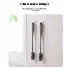 Silicone Brush for Bottle Feeder Brush, with 13" Long Handle Cosmia.pk