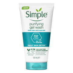 Simple Daily Skin Detox Purifying Gel Face Wash - 150ml Simple