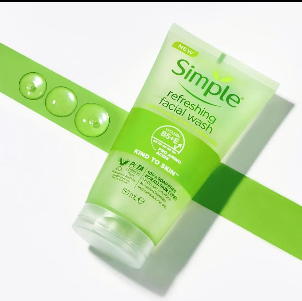Simple Kind to Skin Refreshing Facial Wash - 150ml Simple