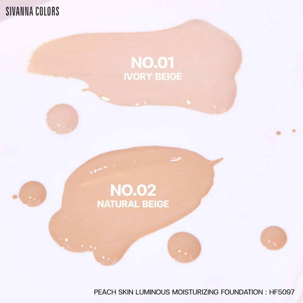 Sivana peach skin foundation Made in Thailand Sivanna