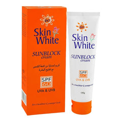 Skin White SPF60 Sunblock Cream, UVA & UVB Protection, 100g Skin White
