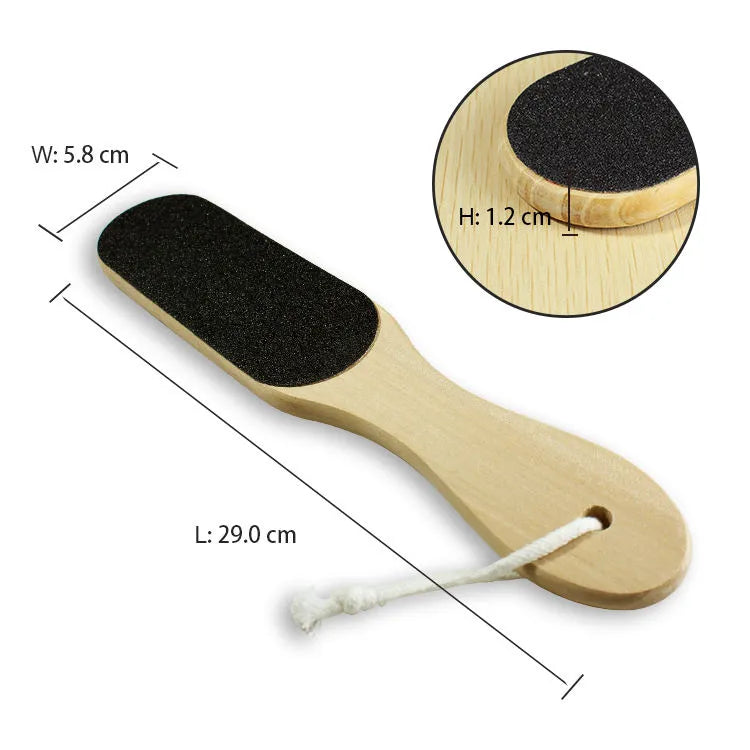 Small Wood Body Foot Scrubber Cosmia.pk
